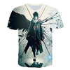 Inspired by Naruto Uchiha Sasuke Anime Cartoon 100% Polyester 3D Harajuku Graphic Kawaii T-shirt For Women