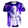 Inspired by Naruto Uchiha Sasuke Anime Cartoon 100% Polyester 3D Harajuku Graphic Kawaii T-shirt For Women