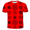 Inspired by Naruto Uchiha Sasuke Anime Cartoon 100% Polyester 3D Harajuku Graphic Kawaii T-shirt For Women