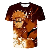 Inspired by Naruto Uchiha Sasuke Anime Cartoon 100% Polyester 3D Harajuku Graphic Kawaii T-shirt For Women