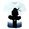 Inspired by Naruto Uchiha Sasuke Anime Cartoon 100% Polyester 3D Harajuku Graphic Kawaii T-shirt For Women
