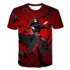 Inspired by Naruto Uchiha Sasuke Anime Cartoon 100% Polyester 3D Harajuku Graphic Kawaii T-shirt For Women