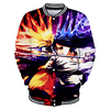 Inspired by Naruto Uchiha Sasuke Anime Cartoon Polyster Anime 3D Harajuku Graphic Outerwear For Men