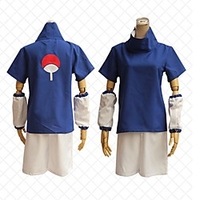 Inspired by Naruto Uchiha Sasuke Anime Cosplay Costumes Japanese Outfits Shorts T-shirt For Women