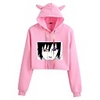 Inspired by Naruto Uchiha Sasuke Crop Top Hoodie Polyester / Cotton Blend Graphic Prints Printing Crop Top For Men