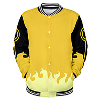 Inspired by Naruto Uzumaki Naruto Anime Cartoon Polyster Anime 3D Harajuku Graphic Outerwear For Men