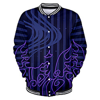 Inspired by Naruto Uzumaki Naruto Anime Cartoon Polyster Anime 3D Harajuku Graphic Outerwear For Men