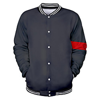 Inspired by Naruto Uzumaki Naruto Anime Cartoon Polyster Anime 3D Harajuku Graphic Outerwear For Men
