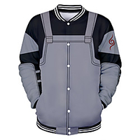 Inspired by Naruto Uzumaki Naruto Anime Cartoon Polyster Anime 3D Harajuku Graphic Outerwear For Men