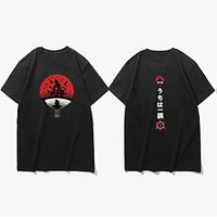Inspired by Naruto Uzumaki Naruto Cosplay Costume T-shirt 100% Cotton Graphic Prints Printing Harajuku Graphic T-shirt For Men