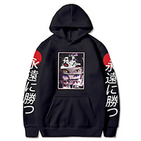 Inspired by Naruto Uzumaki Naruto Hoodie Anime 100% Polyester Anime Harajuku Graphic Kawaii Outerwear For Men