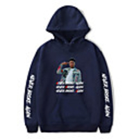 Inspired by Never Broke Again Young Boy Cosplay Costume Hoodie Polyester / Cotton Blend Graphic Printing Hoodie For Men