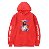 Inspired by Never Broke Again Young Boy Cosplay Costume Hoodie Polyester / Cotton Blend Graphic Printing Hoodie For Men