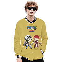Inspired by One Piece Anime Cartoon Poly / Cotton Anime Harajuku Graphic Kawaii Outerwear For Men