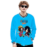 Inspired by One Piece Burukku Anime Cartoon Poly / Cotton Anime Harajuku Graphic Kawaii Outerwear For Men