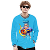 Inspired by One Piece Franky Anime Cartoon Polyster Anime 3D Harajuku Graphic Outerwear For Men