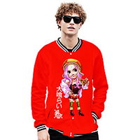 Inspired by One Piece Jewelry Bonney Anime Cartoon Polyster Anime 3D Harajuku Graphic Outerwear For Men