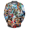 Inspired by One Piece Monkey D. Luffy Anime Cartoon Polyster Anime 3D Harajuku Graphic Outerwear For Men