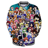 Inspired by One Piece Monkey D. Luffy Anime Cartoon Polyster Anime 3D Harajuku Graphic Outerwear For Men