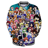 Inspired by One Piece Monkey D. Luffy Anime Cartoon Polyster Anime 3D Harajuku Graphic Outerwear For Men