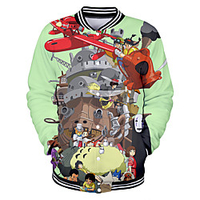 Inspired by One Piece Monkey D. Luffy Anime Cartoon Polyster Anime 3D Harajuku Graphic Outerwear For Men