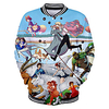 Inspired by One Piece Monkey D. Luffy Anime Cartoon Polyster Anime 3D Harajuku Graphic Outerwear For Men