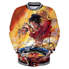Inspired by One Piece Monkey D. Luffy Anime Cartoon Polyster Anime 3D Harajuku Graphic Outerwear For Men