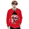 Inspired by One Piece Monkey D. Luffy Anime Cartoon Polyster Anime 3D Harajuku Graphic Outerwear For Men