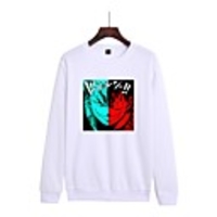 Inspired by One Piece Monkey D. Luffy Cosplay Costume Hoodie Polyester / Cotton Blend Graphic Printing Hoodie For Men