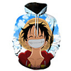 Inspired by One Piece Monkey D. Luffy Cosplay Costume Hoodie Terylene 3D Printing Hoodie For Men
