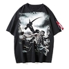 Inspired by One Piece Monkey D. Luffy Cosplay Costume T-shirt Polyester / Cotton Blend Pattern Harajuku Graphic Kawaii T-shirt For Men