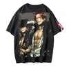 Inspired by One Piece Monkey D. Luffy Cosplay Costume T-shirt Polyester / Cotton Blend Pattern Harajuku Graphic Kawaii T-shirt For Men