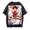 Inspired by One Piece Monkey D. Luffy Cosplay Costume T-shirt Polyester / Cotton Blend Pattern Harajuku Graphic Kawaii T-shirt For Men