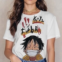Inspired by One Piece Monkey D. Luffy T-shirt Anime 100% Polyester Anime 3D Harajuku Graphic T-shirt For Men