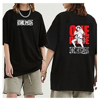Inspired by One Piece Monkey D. Luffy T-shirt Anime 100% Polyester Anime Harajuku Graphic Kawaii T-shirt For Men