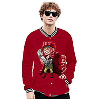 Inspired by One Piece Shanks Anime Cartoon Polyster Anime 3D Harajuku Graphic Outerwear For Men