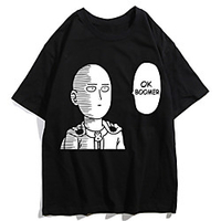 Inspired by ONE PUNCH-MAN Cosplay Anime Cartoon Polyester / Cotton Blend Print Harajuku Graphic Kawaii T-shirt For Women