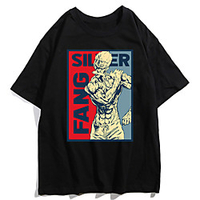 Inspired by ONE PUNCH-MAN Cosplay Anime Cartoon Polyester / Cotton Blend Print Harajuku Graphic Kawaii T-shirt For Women