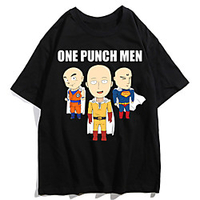 Inspired by ONE PUNCH-MAN Cosplay Anime Cartoon Polyester / Cotton Blend Print Harajuku Graphic Kawaii T-shirt For Women