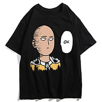 Inspired by ONE PUNCH-MAN Cosplay Anime Cartoon Polyester / Cotton Blend Print Harajuku Graphic Kawaii T-shirt For Women