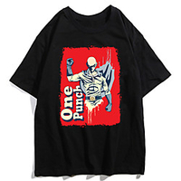 Inspired by ONE PUNCH-MAN Cosplay Anime Cartoon Polyester / Cotton Blend Print Harajuku Graphic Kawaii T-shirt For Women