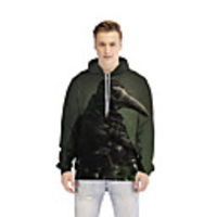 Inspired by Plague Doctor Plague Doctor Hoodie Polyster Animal Printing Hoodie For All