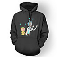 Inspired by Rick and Morty Hoodie Polyster Print Printing Hoodie For Men