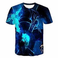 Inspired by SAO Swords Art Online Anime Cartoon 100% Polyester 3D 3D Harajuku Graphic T-shirt For Women
