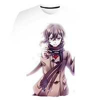 Inspired by SAO Swords Art Online Anime Cartoon 100% Polyester 3D 3D Harajuku Graphic T-shirt For Women