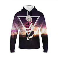 Inspired by Seven Deadly Sins Elizabeth Liones Hoodie Anime 100% Polyester Pattern Harajuku Graphic Kawaii Hoodie For Unisex / Couple