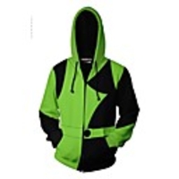 Inspired by shego kim possible Shego Anime Cosplay Costumes Japanese Cosplay Hoodies Hoodie For Men