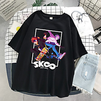 Inspired by SK8 The Infinity Cosplay Cosplay Costume T-shirt Polyester / Cotton Blend Print Harajuku Graphic Kawaii T-shirt For Women