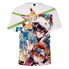 Inspired by SK8 The Infinity Cosplay Cosplay Costume T-shirt Terylene 3D Printing T-shirt For Women