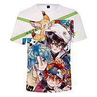 Inspired by SK8 The Infinity Cosplay Cosplay Costume T-shirt Terylene 3D Printing T-shirt For Women
